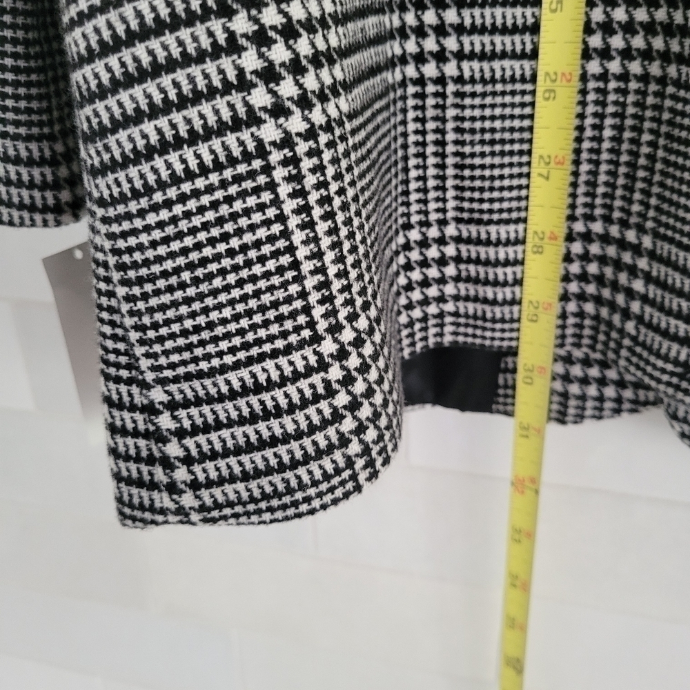 NWT Current/Elliott Calla Blazer Jacket Black White Houndstooth 2-Button Size 2 - Picture 10 of 10